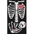 thumbnail image 4 of Old Glory Maternity Halloween Baby Girl Skeleton Costume Short Sleeve T Shirt, 4 of 6