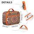 thumbnail image 3 of Boho Chic Mandala Insulated Box Tribal Geometric Design Leakproof for Students, 3 of 6