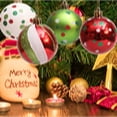 thumbnail image 4 of 6 piezas/caja de adornos de bolas de Navidad de 6 cm, colgante para árbol de Navidad, decoraciones navideñas para el hogar, regalo de Navidad y Año Nuevo, 4 of 5