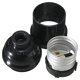 thumbnail image 4 of EeaseMX 6 portalámparas de techo con base de rosca E26/E27, adaptador de bombilla, accesorios para lámpara de araña (negro), 4 of 7