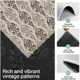 thumbnail image 3 of Boho Brown Damask Ethnic Pattern Kitchen Rugs Sets Of 3,Kitchen Runner Rugs Non Skid Washable,Decorative Kitchen Floor Mats for Kitchen,Sink,Laundry,17"x30"+ 17"x47" + 17"x59", 3 of 6