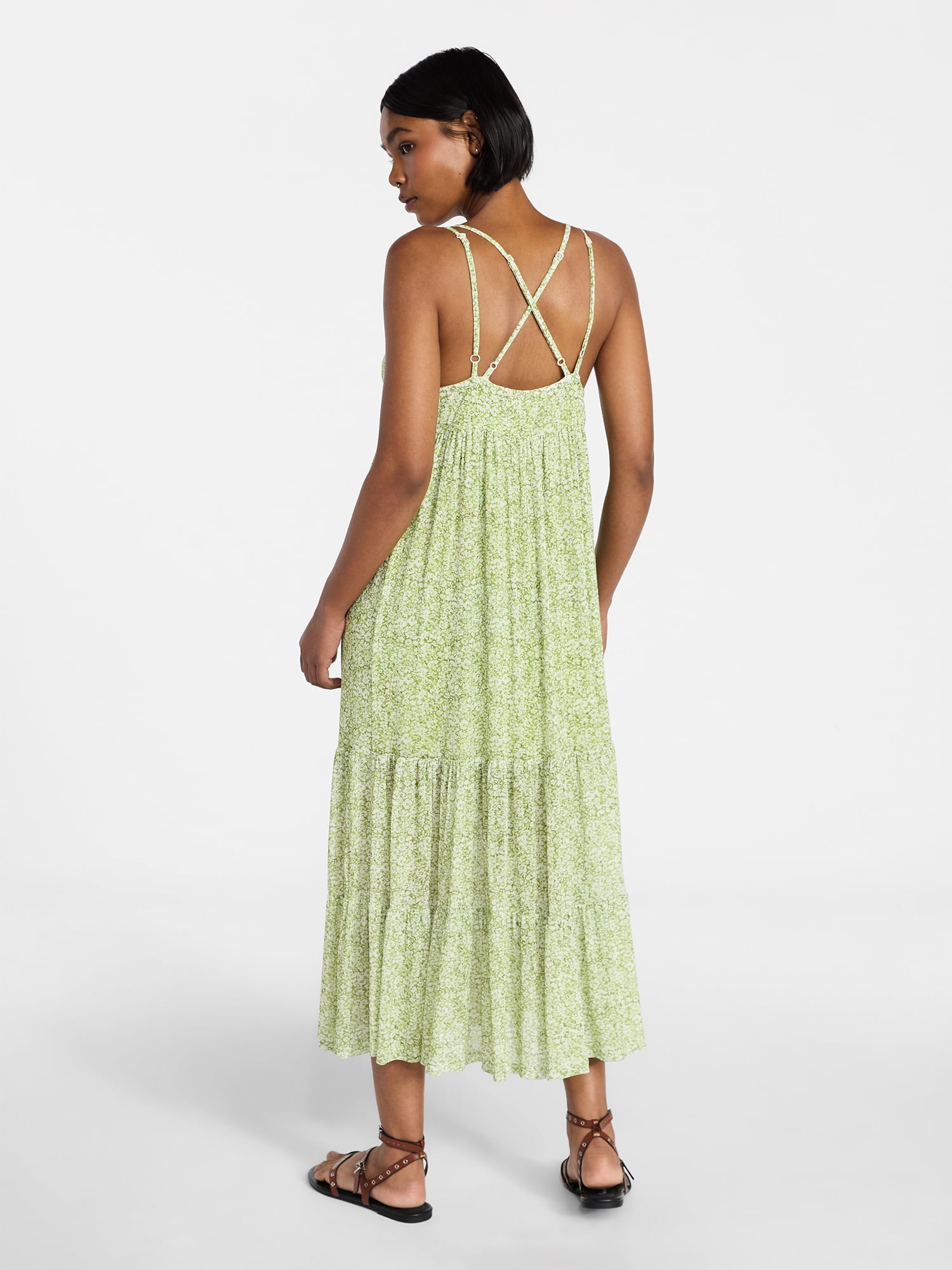 No Boundaries Tiered Maxi Dress, Women's XXS-XXL