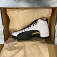 thumbnail image 2 of Ni - ke NEWNi - ke Air Jordan 12 Retro Royalty Taxi Mens Sz 12Shoes Basketball White Black, 2 of 5