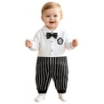 thumbnail image 3 of Newborn Baby Bodysuit for 9-13 Months Baby Clothes Fall Winter Cotton Baby Boy Girl Comfortable Soft and Stylish White, 3 of 5