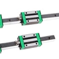 thumbnail image 4 of Guide Rail 2 X HGR 20-1000mm Slide Rail + 4 X Bearing Blocks Guideway Rail for DIY CNC Routers Lathes Mills, 4 of 7