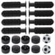 thumbnail image 1 of 1 juego de mangos de futbolín, tapas de extremo de futbolín y kit de pelotas de fútbol, juego de accesorios de futbolín para niños, repuestos, juego de mangos de futbolín, 1 of 7