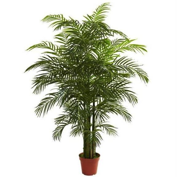 Nearly Natural  6.5 ft. Areca Palm UV Resistant - Indoor-Outdoor Green 6.5 ft.