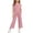 Pink, variant on NAISIBABY Girls Outfit Sets, Loose Comfort Short Sleeve T-Shirt and Straight Leg Capris Fashion Clothes 2-Piece Khaki Size 7-8