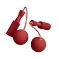 thumbnail image 3 of jinwen Cordless Jump Rope Anti Slip Handles Jumping Rope Ropeless Skipping Rope for Gym Red 75mm Ball, 3 of 9