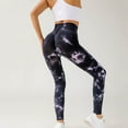 thumbnail image 6 of Iyufng Yoga Leggings for Women,Yoga Pants Plus Size Women's Gradient Print Leggings Fitness Running Tight Yoga Pants, 6 of 8