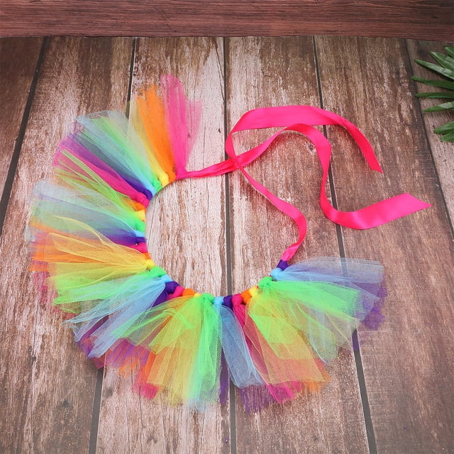 unbranded 1Ud Falda De Tul Para Perro Colorida Con Exquisito Y Material Duradero
