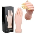 thumbnail image 2 of Awwp Practice Hand for Acrylic Nails, Flexible Bendable Fake Hand, High-Adhesion Gel Pad, Non-Slip Base for Beginner 1Pcs, 2 of 8