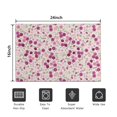 thumbnail image 5 of Pink Pioneer Flower Pattern Door Rugs,Washable Non Slip Door Mats Indoor,Decorative Door Mats,Entry Mat Indoor for Entrance,Bedroom,Kitchen,Bathroom,16"x24", 5 of 6