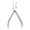 Stipule forceps, variant on Professional Stainless Steel Flat Nylon Jaw Pliers Jewelry DIY Prevent Injury