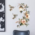 thumbnail image 3 of 2 Pegatinas De Pared Con Diseño De Pájaros Y Flores, Decoración De Pared Para Dormitorio, Baño, Oficinas, 3 of 7