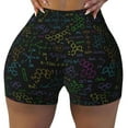 thumbnail image 2 of Fotbe Chemistry Formulas Shorts Sin Costuras – Shorts Deportivos de Cintura Alta para Mujer, Elásticos para Gimnasio, Yoga, Running o Ciclismo-Medium, 2 of 8