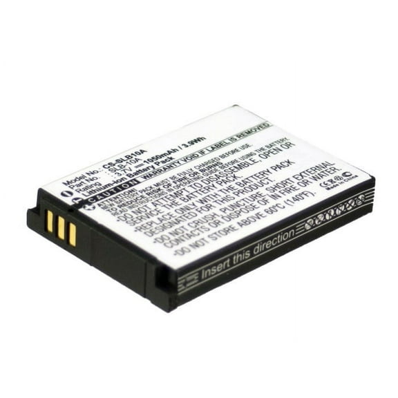 Replacement Battery for Samsung ES50,ES55,ES60,ES63,EX2F,HZ10W,HZ15W,IT100,L100,L110,L200,L210,L310W,M100,M110,M310W,NV9,P1000,P800,PL50,PL51,SLB-10A,3.7V/1050mAh