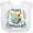 AA-White, variant on Inktastic Happy Hanukkah Dreidel and Laurels Boys or Girls Baby Bib