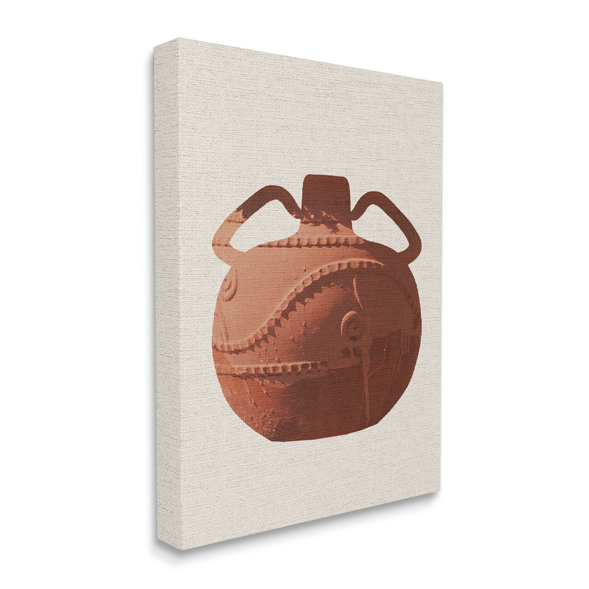 Stupell Industries Ancient Clay Urn Modern Still Life Brown Pottery, 36 x 48,Design by Daphne Polselli