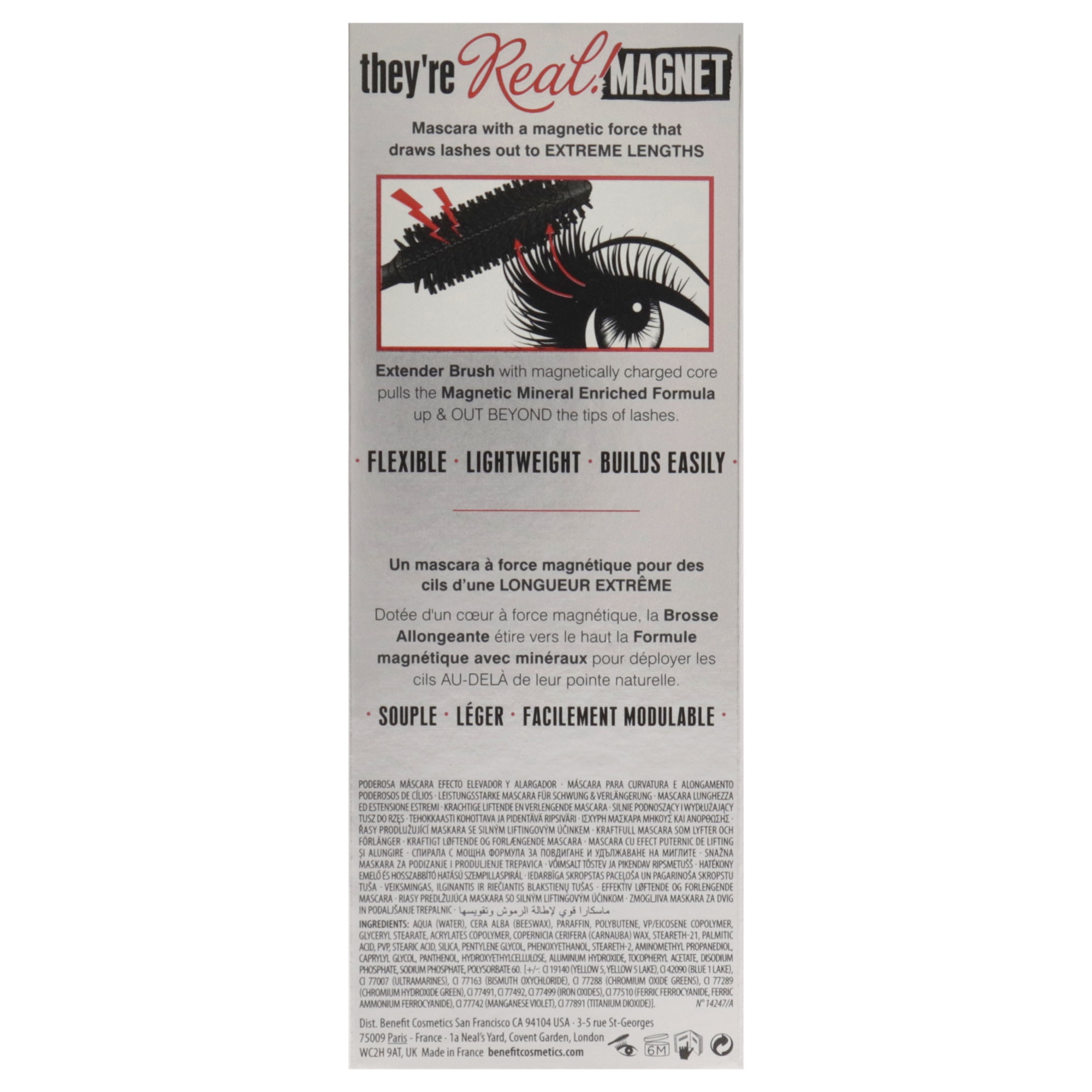 Benefit They're Real Magnet by Benefit, 0.32 oz Mascara - Black