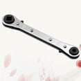 thumbnail image 1 of FUTUREORYY Ratchet Wrench Interchangeable Heads Ratchet Wrench Silver 1Pack, 1 of 8