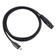 thumbnail image 1 of Adaptador USB Tipo C una XLR Tipo C Macho una XLR Hembra de 3 Conector de Cable de MicróFono Cable de Datos de Audio de Computadora 3 Metros, 1 of 10