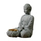 thumbnail image 2 of Estatua de Buda, soporte de incienso, colección de quemadores de incienso, escultura , adorno, decoración de mesa para dormitorio, gabinete de meditación, 2 of 9