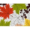 Pack of 1, Falling Leaves 24" x 417' Gift Wrap Counter Roll For Feminine, Birthday, Mother's Day