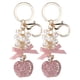 thumbnail image 3 of Llavero con forma de fruta colgante, 2 uds., llavero con colgante de perla, llavero con colgante de perla, accesorios de decoración, fiabilidad excepcional Jadeshay  A, 3 of 8