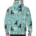 thumbnail image 7 of Fotbe Men's Hoodie with Cute Dog Pattern - Kangaroo Pocket Pullover Hooded Sweatshirt, Perfect for Daily Wear, Travel, and Home-X-Large, 7 of 7