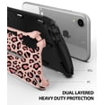 thumbnail image 3 of Ringke Dual-X Case Compatible with iPhone XR, Double Layer Heavy Duty Defense Armor Cover - Leopard Pink, 3 of 7