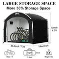thumbnail image 2 of Carpa para guardar bicicletas HAPPY TRAVEL, 220 x 150 x 185 cm, impermeable, 2 of 6