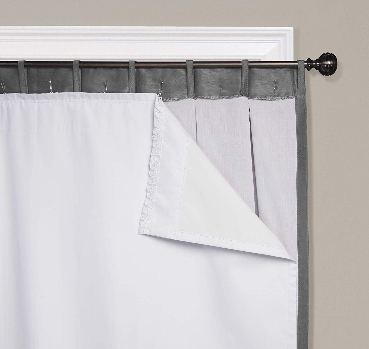 Smartblock 60Inch Rod Pocket Insulating Blackout Curtain Liner in