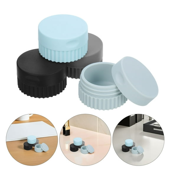 UPOUART Assorted Color Silicone Travel Pill Case Durable Waterproof Storage Container for Medications and Vitamins 4pcs