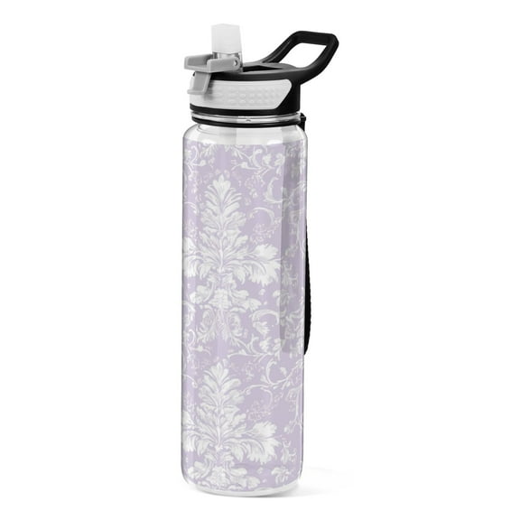 BZSMCE Sport Bottle Whimsical Floral Damask Outdoor sports Water Bottle Size: 10.4x3in