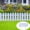D#896🌈, variant on Plastic Garden Border Fence, White Mini Decorative Edging with Ground Stakes, 20x17cm Lightweight Durable Flower Bed Divider for Lawn Pathway Landscaping