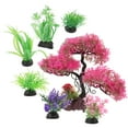 thumbnail image 4 of 7pcs Fish Tank Artificial Aquatic Plants Aquarium Landscape Aquatic Plant Models, 4 of 8
