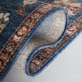 thumbnail image 5 of SAFAVIEH Heirloom Kenelm Floral Polyester Area Rug, Navy/Beige, 5'3" x 7'6", 5 of 8