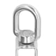 thumbnail image 2 of 3Pcs Single Pulley Block Set 400kg Bearing Stainless Steel Pulley Roller for Lifting Boat Deck Towing, 2 of 4