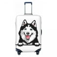 thumbnail image 1 of Custom Golden Retriever Dog Luggage Cover Elastic Travel Suitcase Protective Covers Fits 18-32 Inch, 1 of 1