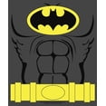 thumbnail image 2 of Boy's Batman Dark Knight Halloween Costume Graphic Tee Charcoal Medium, 2 of 4