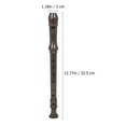 thumbnail image 2 of OUNONA 1 Set of Musical Instruments for Kids Flute ABS Coffee, 2 of 8