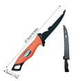 thumbnail image 3 of Stainless Steel Fish Fillet Knife Set, Sharp Flexible Fishing Knife, for Outdoor Fishing Camping Hiking, 5', 3 of 3