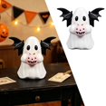 thumbnail image 2 of Halloween White Ghost Figurine,Cute Halloween Decorations Statue for Home Desk Living Room Bedroom Office and Holiday Party Desktop Ornament, 2 of 6