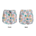 thumbnail image 5 of Picia Colorful Cute Pig Pattern Women's 2 in 1 Athletic Running Shorts High Waisted Workout Casual Gym Sweat Shorts with Comfy Liner Zipper Pockets-, 5 of 9