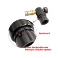 thumbnail image 3 of Regulador de aire yuxing MR GEN2 con acoplador hembra US Foster manguera de bobina remota color negro, 3 of 5