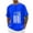 Blue, variant on Men's St. Patrick's Day Shamrock American Flag Graphic Short Sleeve Crew Neck T-Shirt