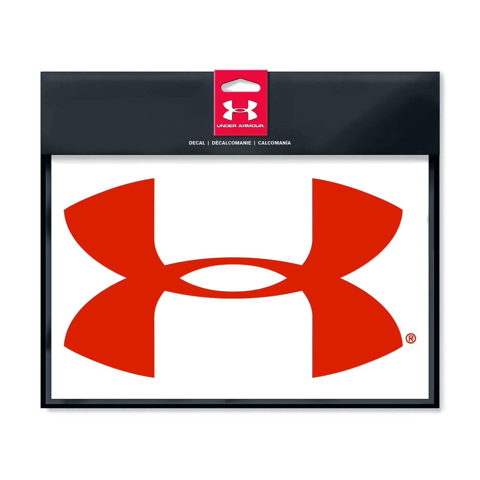 Under Armour Logo 12" Decal (Red) UDE1303
