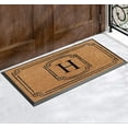 thumbnail image 3 of A1 Home Collections Rubber and Coir Molded Door Mat 30x48 Inch Designer Hand-Crafted ,Personalized ,Double/Single Door Mat, 3 of 8