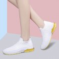 thumbnail image 1 of Zapatos informales transpirables de malla de primavera con cordones, zapatos deportivos de punto volador para mujer Wmkox8yii  shalkjhdk1124, 1 of 1